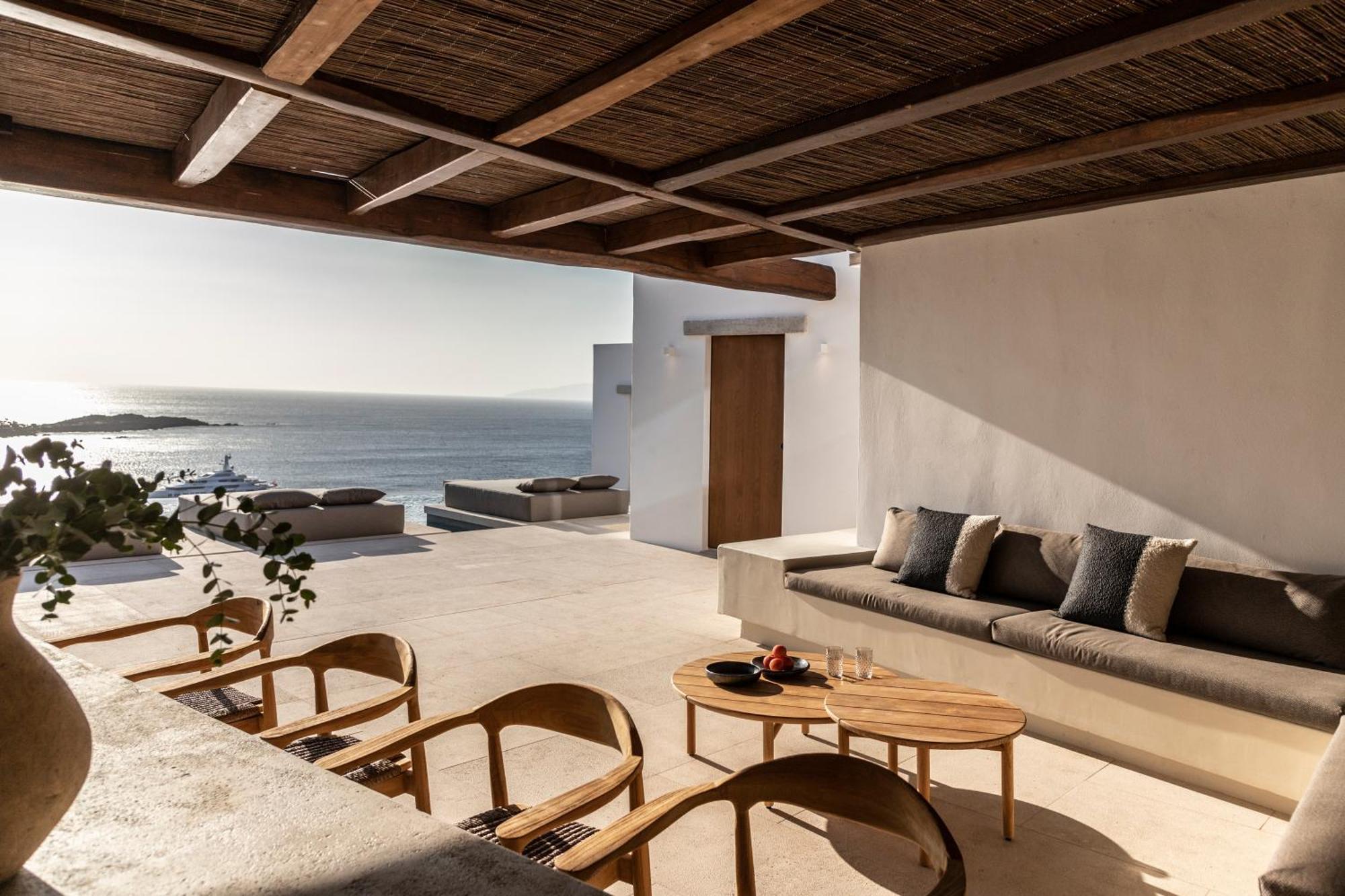 The Skyvilla Mykonos - A Landmark Property With Breathtaking Views Of The Psarou Bay Mykonos Town Exterior foto